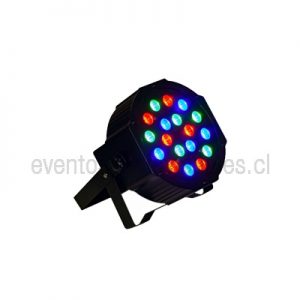 Foco Par led 18x3W RGB en Arriendo