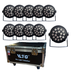 Foco Par led 18x18 RGBW A+UV (Pack 10) - Arriendo